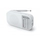Muse M-025 RW radio Portátil Analógica Blanco